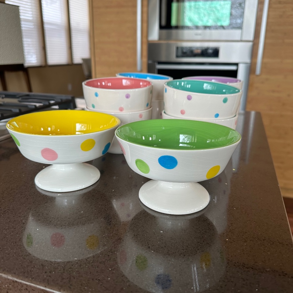 Colorful Dessert Bowls